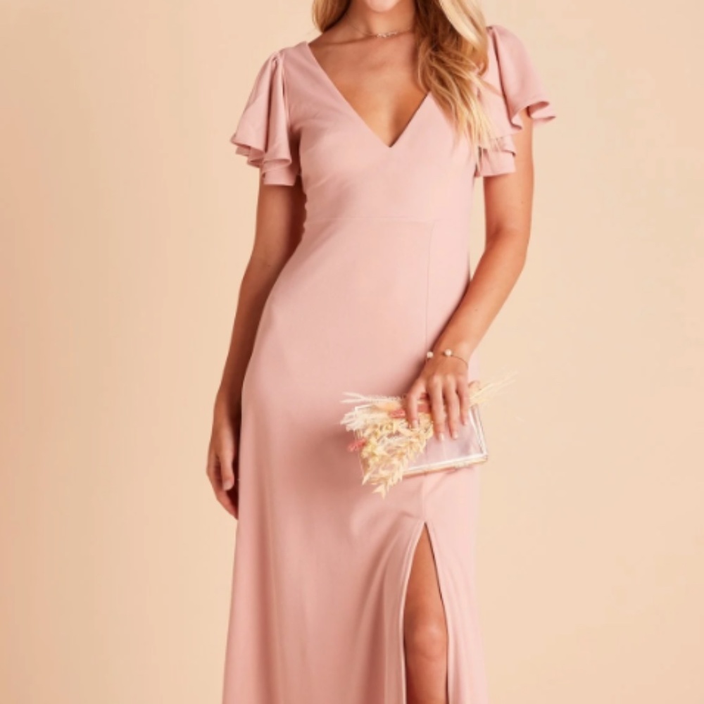 Birdy Grey bridesmaid HANNAH DRESS in Dusty Rose